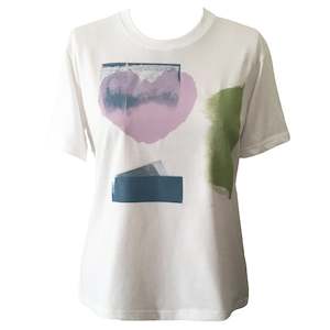 Products: Womens T-shirt - Collage heart