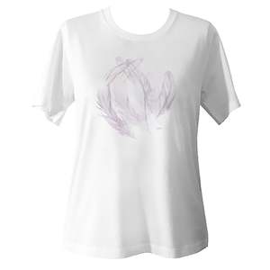 Womens T-shirt - Feather Montage