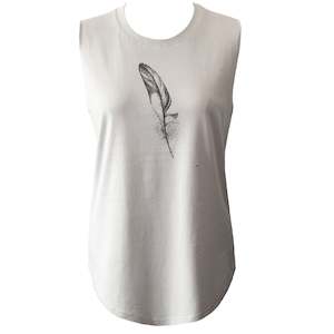 Womens Cut off- Feather