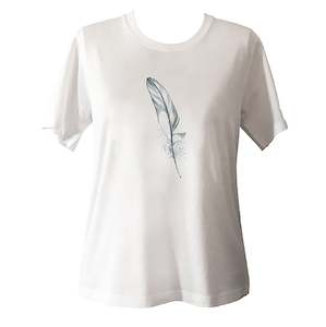 T-shirt: Womens T-shirt - Feather