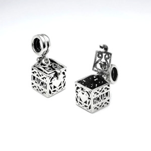 PANDORA'S BOX BEAD CHARM - LOVE, LIVE & LAUGH 925.co.nz