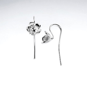 DAINTY FLOWER EARRINGS 925.co.nz