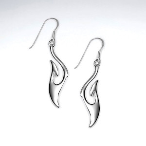 NZ FISH HOOK EARRINGS 925.co.nz