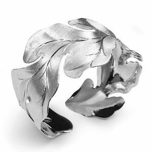 LEAF WRAP CUFF BANGLE 925.co.nz