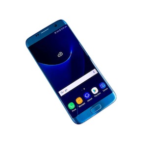 Samsung Galaxy S7 Edge 32GB Blue Topaz - As New - Preowned