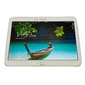 Telephone including mobile phone: Samsung Galaxy Tab 3 10.1” P5210 (wifi) 16GB White - As New - Preowned