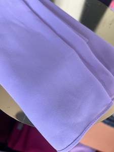 “Leisha" Light Purple Premium Chiffon Scarf