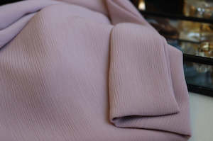 “AMINI" Soft Pink Georgette Crepe Scarf