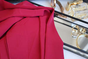 Clothing: "CEMAL" Fuchsia Georgette Crepe Scarf