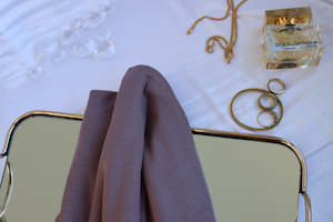 Clothing: "CIA" Brown Luxury Jersey Scarf