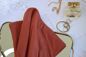 Clothing: "PEYTON" Burnt Orange Luxury Jersey Scarf