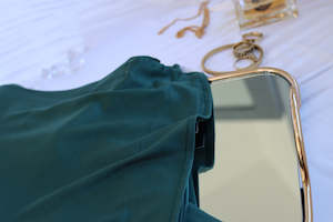 "MAGNOLIA" Emerald Green Luxury Jersey Scarf