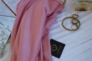 Clothing: "ANNIKA" Baby Pink Luxury Jersey Scarf