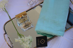 Clothing: "LAMIYA" Mint Everyday Crinkle Scarf