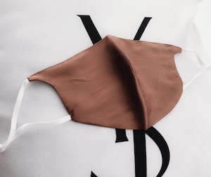 Clothing: Chocolate Luxury Satin Face Mask