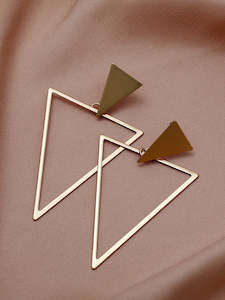 "Pyramid" Drop Earrings