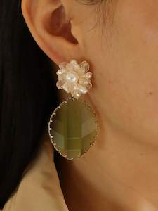 "Verona" Flower Drop Earrings