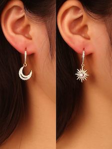 Clothing: "Moonshine" Drop Earrings