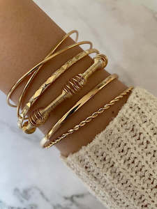 "Dreamy" 5pc Bangle Set