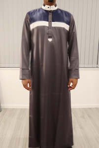 Clothing: Rasheed Mens Thobe - Dark Gray