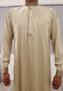 Clothing: RAUF Mens Thobe - Gold