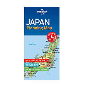 Japan Lonely Planet Map