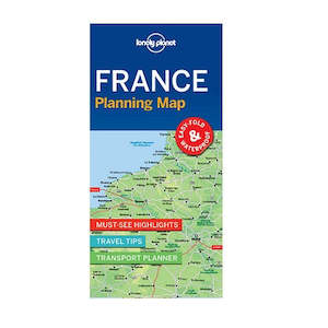 France Lonely Planet Map