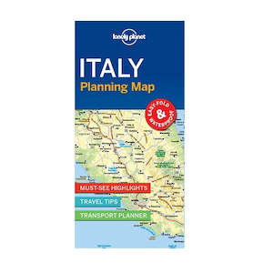 Italy Lonely Planet Map