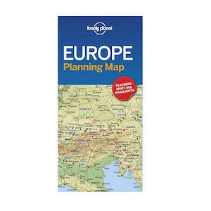 Europe Lonely Planet Map