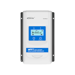 Electrical: DuoRacer Series MPPT Dual Battery Solar Charge Controller (10-30A) by Epever