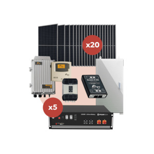 Omaha Four Bedroom Off-Grid Solar Kit set