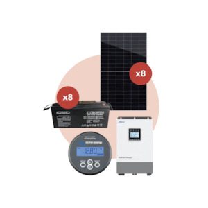 Electrical: Kaikoura One Bedroom Off-Grid Solar Kit set