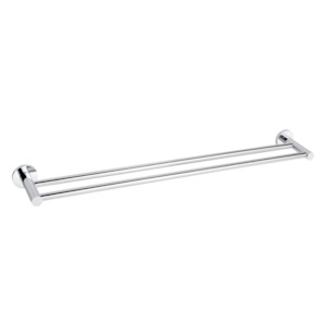 Elysian Double Towel Rail - Chrome