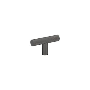 Building supplies: Tezra Textured Cabinetry T Pull – Brushed Gunmetal