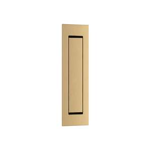 Cavity Slider Edge Pull - Brushed Brass