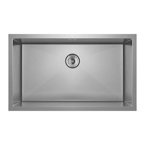 Building supplies: Vari - Single Sink 750mm - Stainless Steel (Rack/Overflow)