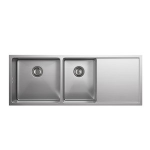 Ontario - Double Sink - Stainless Steel (Overflow)