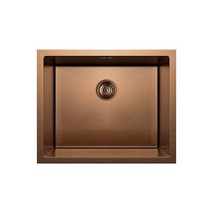 Seba – Overflow Sink 550mm (250 Deep) Brushed Copper w Racks