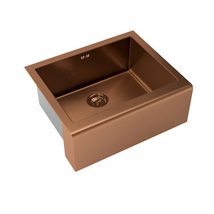 Belfast Butler Sink - Brushed Copper (Overflow)