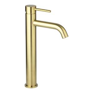 Elysian Extended Basin Mixer - Brushed Brass