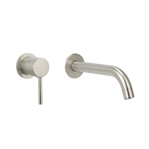 Elysian Minimal Mixer & Spout Set - Brushed Nickel