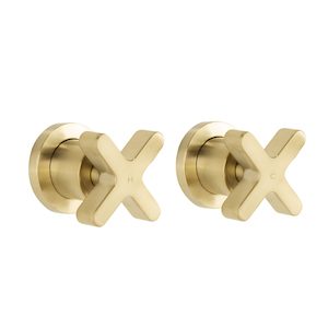 Cross - Assembly Taps - Brushed Brass