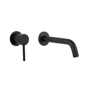 Elysian Minimal Mixer & Spout Set - Matte Black