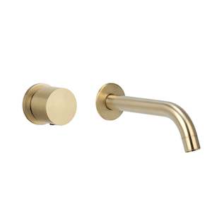 Milani Progressive Mixer & Spout Set - Brushed Brass