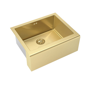 Belfast Butler Sink - Brushed Brass (Overflow)