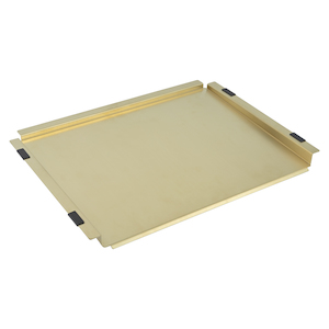 Bench Top Draining Tray – Brushed Brass – Essential Series