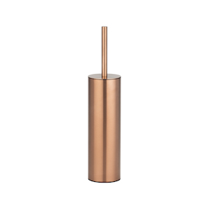 Toilet Brush Holder - Brushed Copper