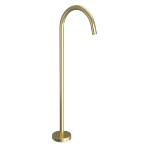 Floor-Mounted Bath Filler - Brushed Brass