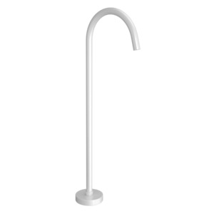 Floor Mounted Bath Filler - White