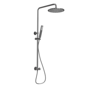 Building supplies: Finley Shower Rail Set - Brushed Gunmetal